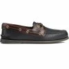 Sperry Top-Sider Men's Authentic Original™ Leather Boat Shoe Black Amaretto -Sperry Top-Sider 0191486 000 110222