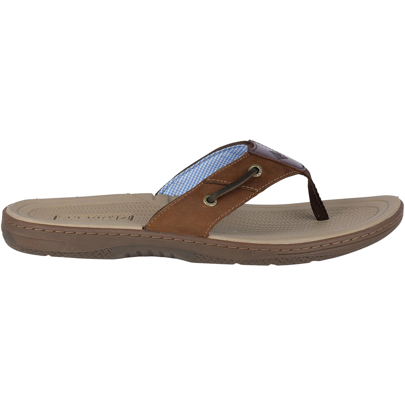Sperry Top-Sider Men's Baitfish Flip-Flops Brown / Buc / Brown 3 Sperry Top-Sider Men's Baitfish Flip-Flops Brown / Buc / Brown