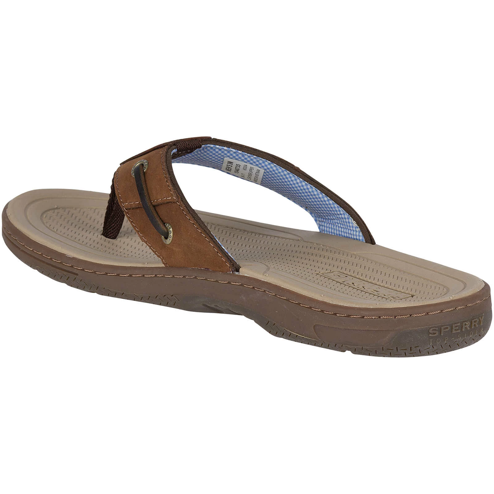 Sperry Top-Sider Men's Baitfish Flip-Flops Brown / Buc / Brown 6 Sperry Top-Sider Men's Baitfish Flip-Flops Brown / Buc / Brown - Image 4