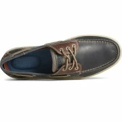 Sperry Top-Sider Men's Billfish™ 3-Eye Boat Shoe Navy / Brown Leather -Sperry Top-Sider 1048826 TOP