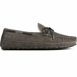 Sperry Top-Sider Men's Brandon Trapper Moccasin Slipper Charcoal
