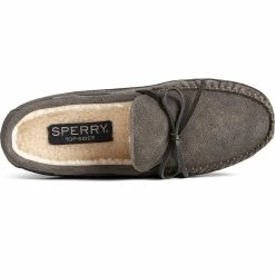Sperry Top-Sider Men's Brandon Trapper Moccasin Slipper Charcoal -Sperry Top-Sider SPM13667 010 TOP