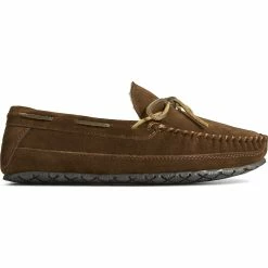 Sperry Top-Sider Men's Brandon Trapper Moccasin Slipper Chocolate