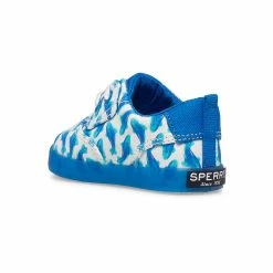 Sperry Top-Sider Little Kid's Spinnaker Crib Junior Washable Sneaker White/Blue -Sperry Top-Sider STI265875 225