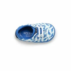 Sperry Top-Sider Little Kid's Spinnaker Crib Junior Washable Sneaker White/Blue -Sperry Top-Sider STI265875 TOP