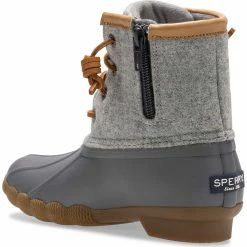 Sperry Top-Sider Big Kid's Saltwater Wool Duck Boot Grey -Sperry Top-Sider STK STK163900 Saltwater 120919 AW20 02