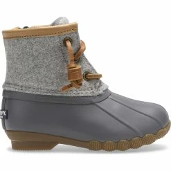 Sperry Top-Sider Little Kid's Saltwater Wool Duck Boot Grey