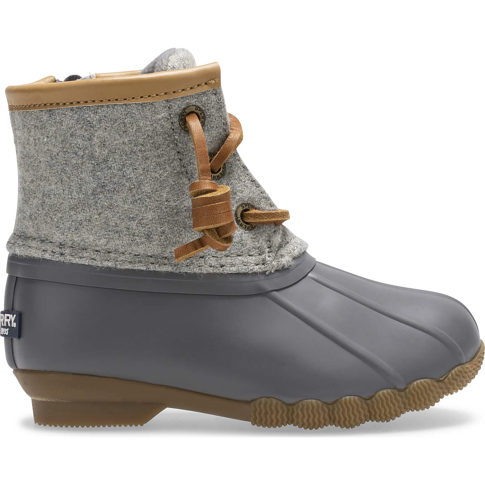 Sperry Top-Sider Little Kid's Saltwater Wool Duck Boot Grey 3 Sperry Top-Sider Little Kid's Saltwater Wool Duck Boot Grey