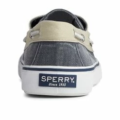 Sperry Top-Sider Men's Bahama II Sneaker Salt Washed Navy/Khaki -Sperry Top-Sider STS22394 90