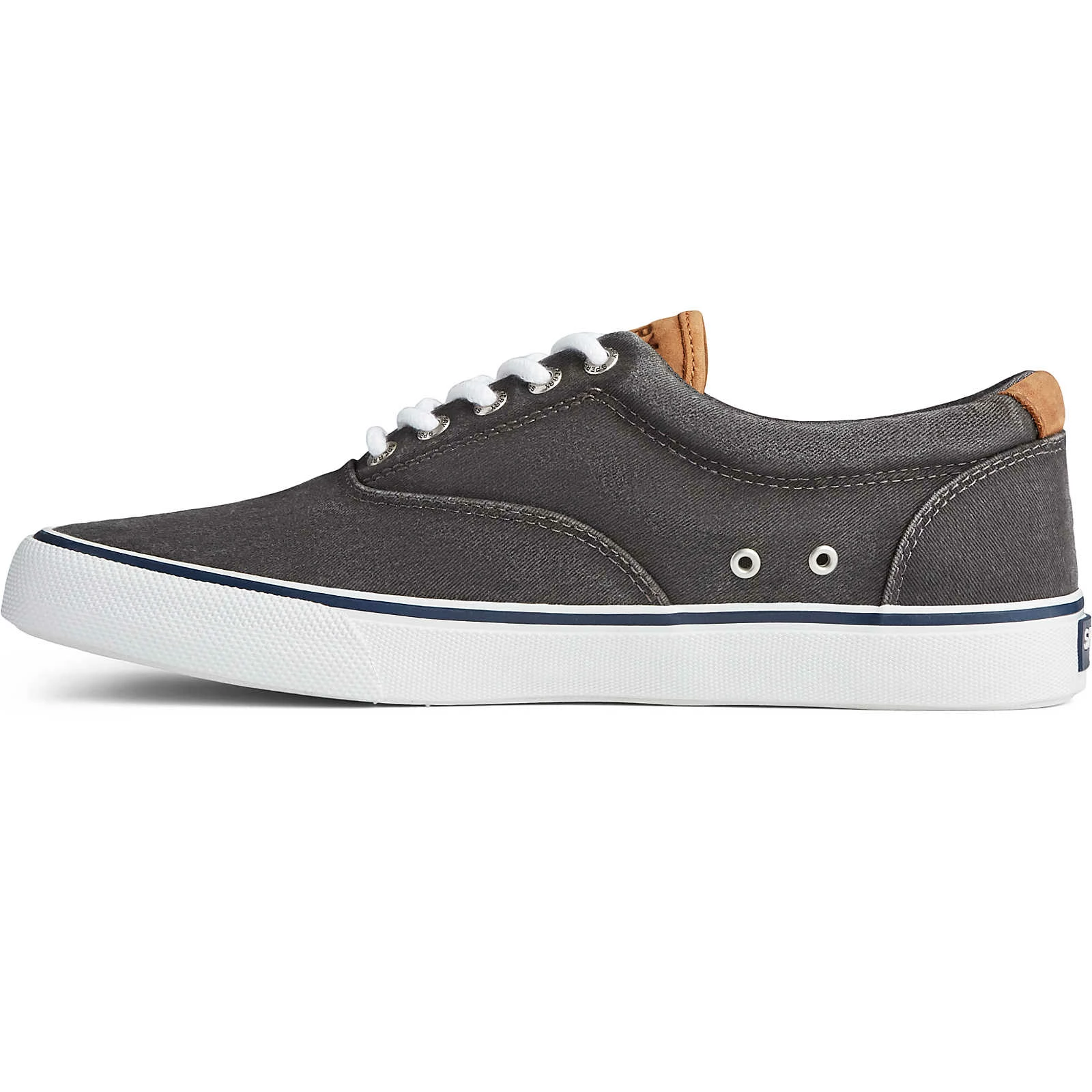 Sperry Top-Sider Men's Striper II CVO Sneaker Salt Washed Black 6 Sperry Top-Sider Men's Striper II CVO Sneaker Salt Washed Black - Image 4