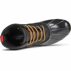 Sperry Top-Sider Men's Saltwater Nylon Duck Boot Black -Sperry Top-Sider STS23071 TOP