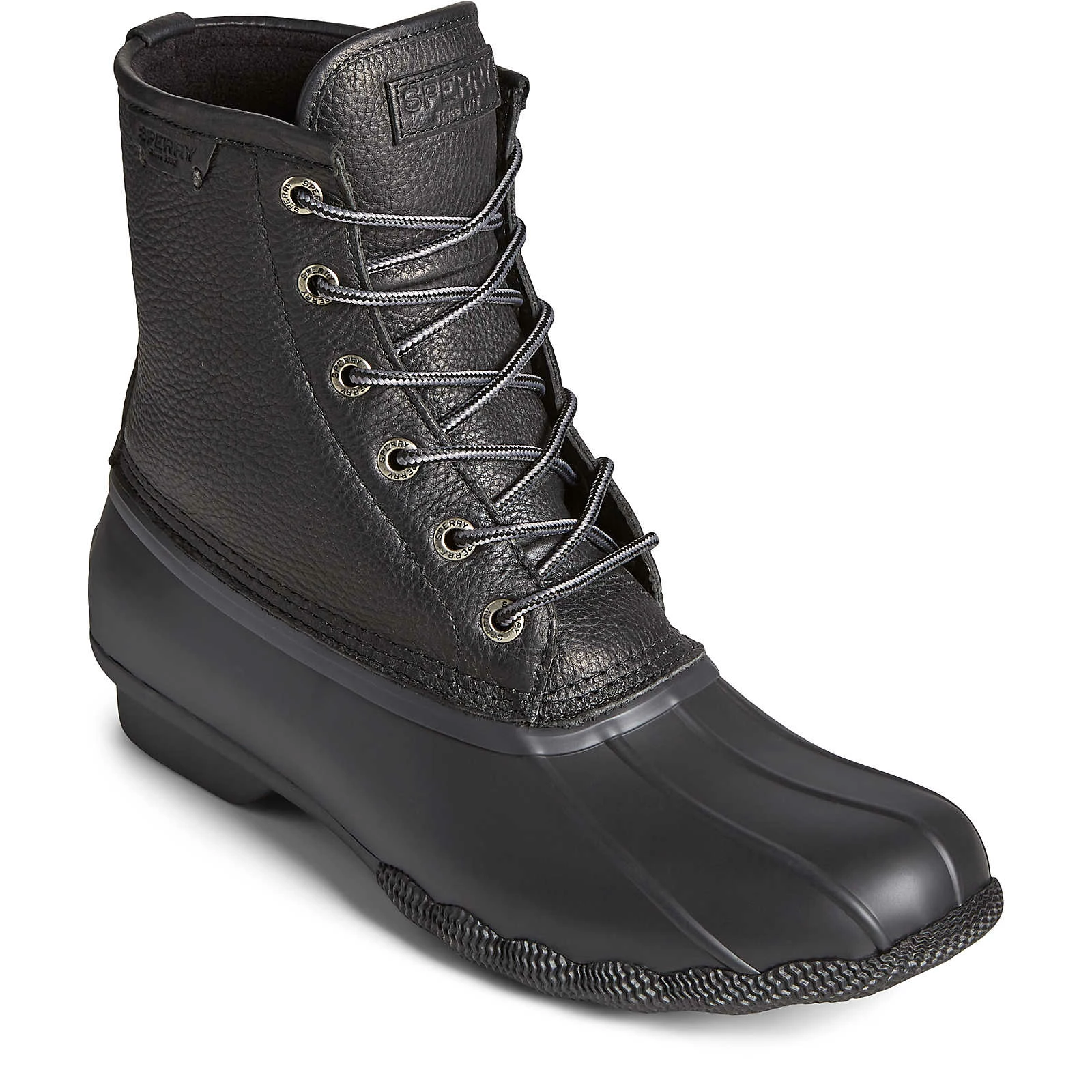 Sperry Top-Sider Men's Saltwater Duck Boot Black/Black 4 Sperry Top-Sider Men's Saltwater Duck Boot Black/Black - Image 2