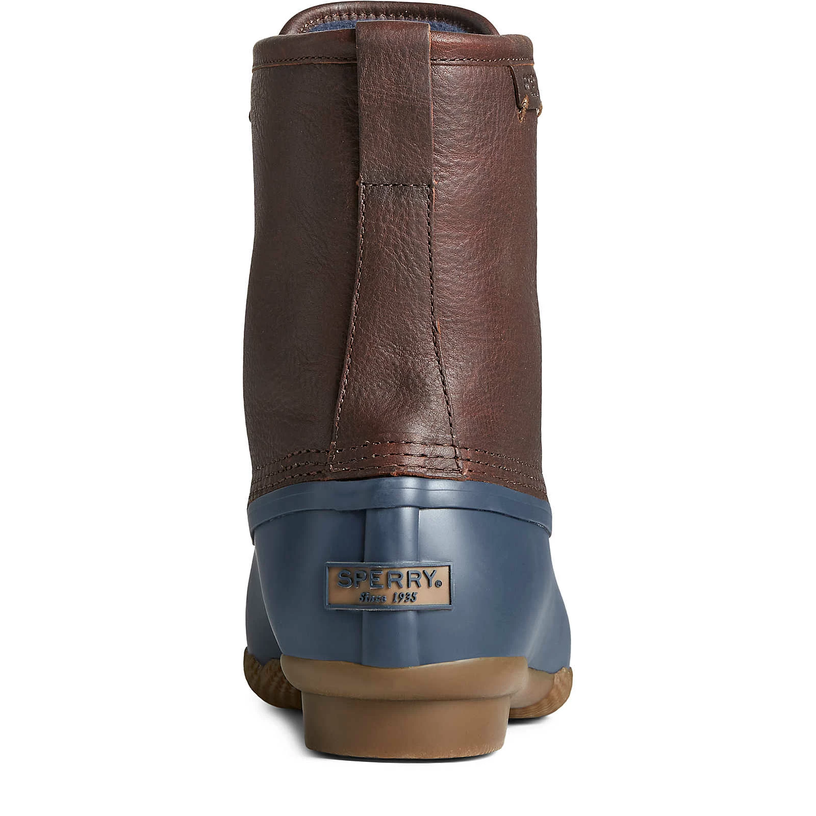 Sperry Top-Sider Men's Saltwater Duck Boot Brown/Navy 5 Sperry Top-Sider Men's Saltwater Duck Boot Brown/Navy - Image 3