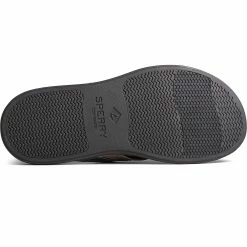 Sperry Top-Sider Men's PLUSHWAVE™ Dock Flip Flop Black -Sperry Top-Sider STS23331 OUT