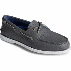 Sperry Top-Sider Men's Authentic Original™ Perforated Boat Shoe Grey 9 Sperry Top-Sider Men's Authentic Original™ Perforated Boat Shoe Grey -Sperry Top-Sider STS23923