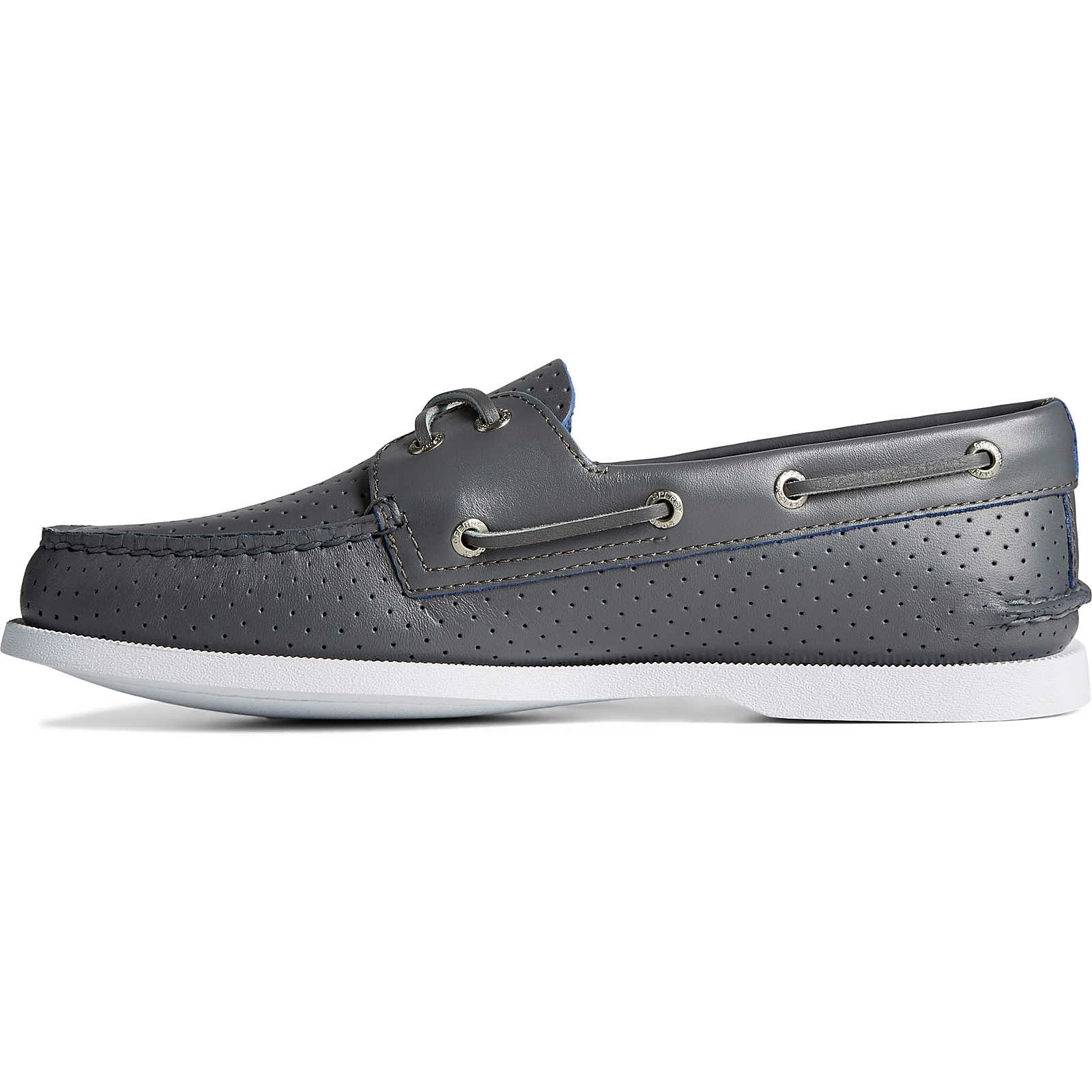 Sperry Top-Sider Men's Authentic Original™ Perforated Boat Shoe Grey 6 Sperry Top-Sider Men's Authentic Original™ Perforated Boat Shoe Grey - Image 4