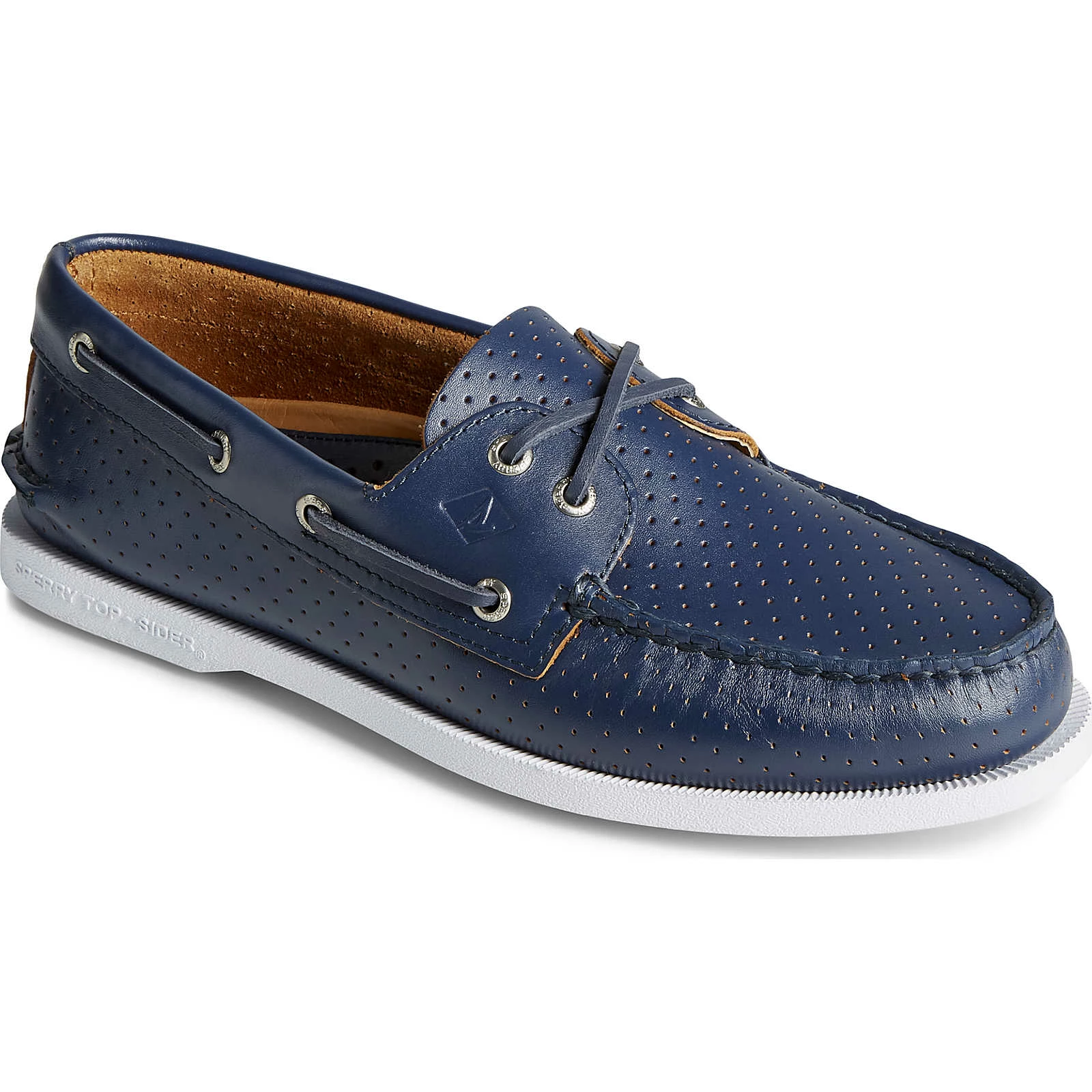 Sperry Top-Sider Men's Authentic Original™ Perforated Boat Shoe Navy 4 Sperry Top-Sider Men's Authentic Original™ Perforated Boat Shoe Navy - Image 2