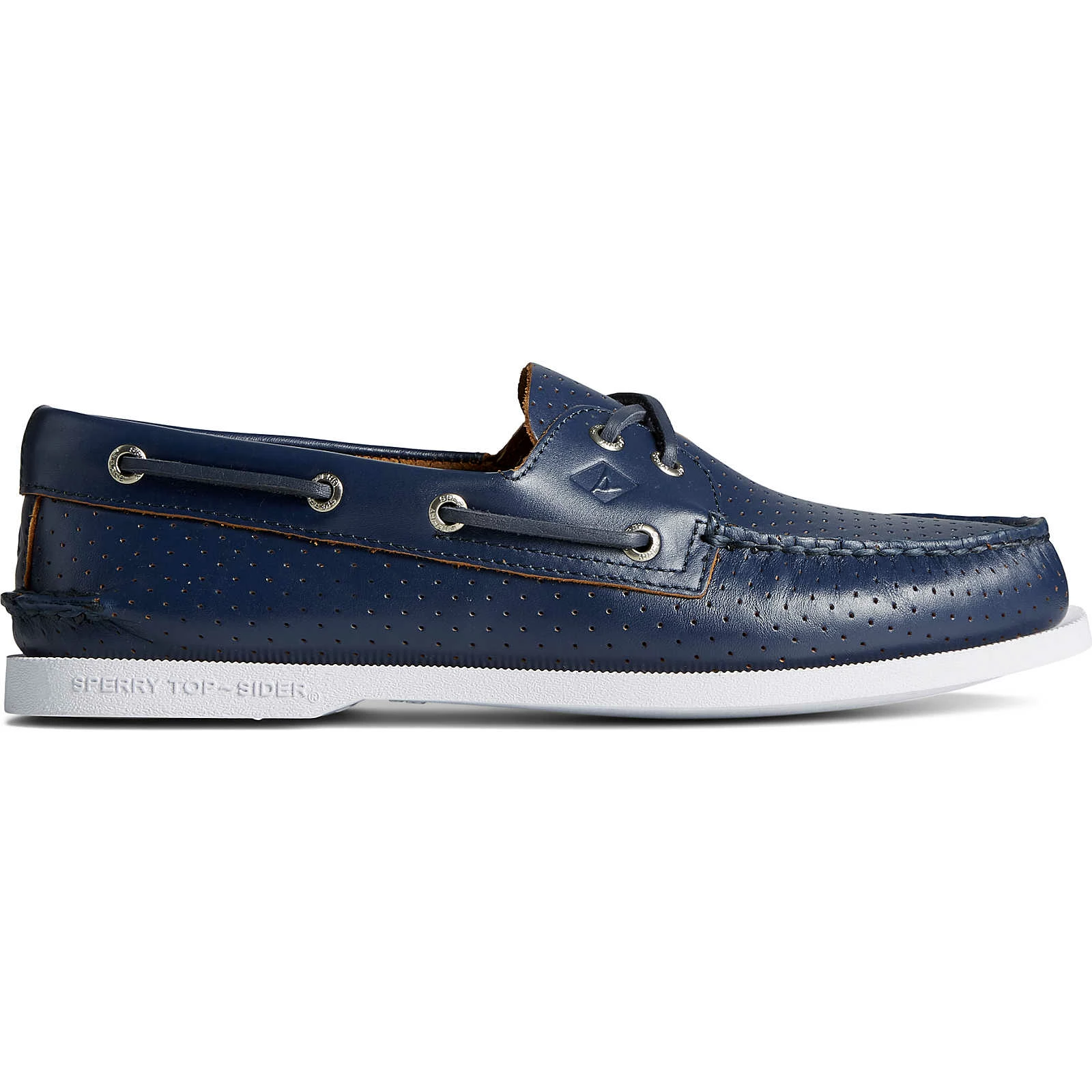 Sperry Top-Sider Men's Authentic Original™ Perforated Boat Shoe Navy 3 Sperry Top-Sider Men's Authentic Original™ Perforated Boat Shoe Navy