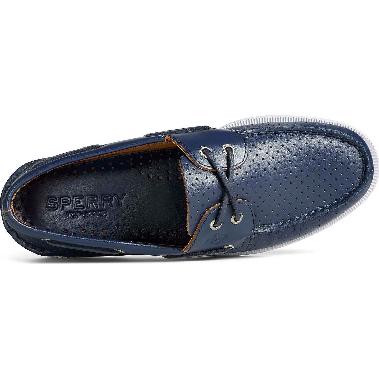 Sperry Top-Sider Men's Authentic Original™ Perforated Boat Shoe Navy 7 Sperry Top-Sider Men's Authentic Original™ Perforated Boat Shoe Navy - Image 5