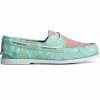 Sperry Top-Sider Men's Sperry X Brooks Brothers Authentic Original™ Boat Shoe Pink Multi -Sperry Top-Sider STS24329 000