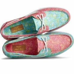 Sperry Top-Sider Men's Sperry X Brooks Brothers Authentic Original™ Boat Shoe Pink Multi -Sperry Top-Sider STS24329 TOP