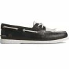 Sperry Top-Sider Men's Sperry X Brooks Brothers Authentic Original™ Kiltie Boat Shoe Black/White -Sperry Top-Sider STS24331 000