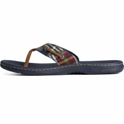 Sperry Top-Sider Men's Sperry X Brooks Brothers Baitfish Flip Flop Plaid -Sperry Top-Sider STS24334 180