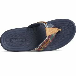 Sperry Top-Sider Men's Sperry X Brooks Brothers Baitfish Flip Flop Plaid -Sperry Top-Sider STS24334 TOP