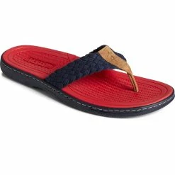Sperry Top-Sider Men's Sperry X Brooks Brothers Baitfish Flip Flop Navy -Sperry Top-Sider STS24336