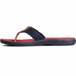 Sperry Top-Sider Men's Sperry X Brooks Brothers Baitfish Flip Flop Navy -Sperry Top-Sider STS24336 180