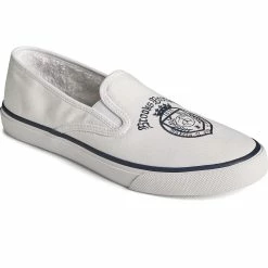Sperry Top-Sider Men's Sperry X Brooks Brothers Slip On Sneaker White -Sperry Top-Sider STS24341