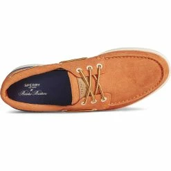 Sperry Top-Sider Men's Sperry X Brooks Brothers Authentic Original™ 3-Eye Cup Boat Shoe Orange -Sperry Top-Sider STS24347 TOP