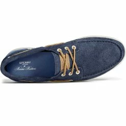 Sperry Top-Sider Men's Sperry X Brooks Brothers Authentic Original™ 3-Eye Cup Boat Shoe Navy -Sperry Top-Sider STS24348 TOP