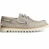 Sperry Top-Sider Men's Sperry X JAWS Authentic Original™ 3-Eye Boat Shoe Grey -Sperry Top-Sider STS24381 000