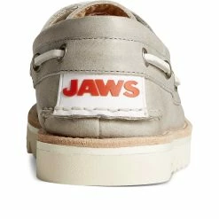 Sperry Top-Sider Men's Sperry X JAWS Authentic Original™ 3-Eye Boat Shoe Grey -Sperry Top-Sider STS24381 90