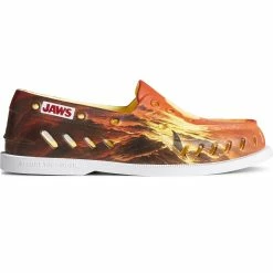 Sperry Top-Sider Men's Sperry X JAWS Authentic Original™ Float Boat Shoe Orange Multi
