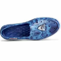 Sperry Top-Sider Men's Sperry X JAWS Authentic Original™ Float Boat Shoe Blue Multi -Sperry Top-Sider STS24446 TOP