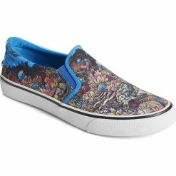 Sperry Top-Sider Men's Sperry X Kerby Striper II Utopia Slip On Sneaker Blue Multi -Sperry Top-Sider STS24458