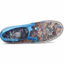 Sperry Top-Sider Men's Sperry X Kerby Striper II Utopia Slip On Sneaker Blue Multi -Sperry Top-Sider STS24458 TOP