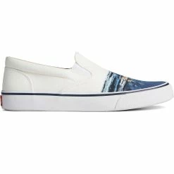 Sperry Top-Sider Men's Sperry X JAWS Striper II Slip On Sneaker White