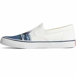 Sperry Top-Sider Men's Sperry X JAWS Striper II Slip On Sneaker White -Sperry Top-Sider STS24461 180