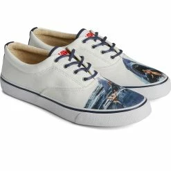 Sperry Top-Sider Men's Sperry X JAWS Striper II CVO Sneaker White -Sperry Top-Sider STS24463