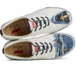 Sperry Top-Sider Men's Sperry X JAWS Striper II CVO Sneaker White -Sperry Top-Sider STS24463 TOP