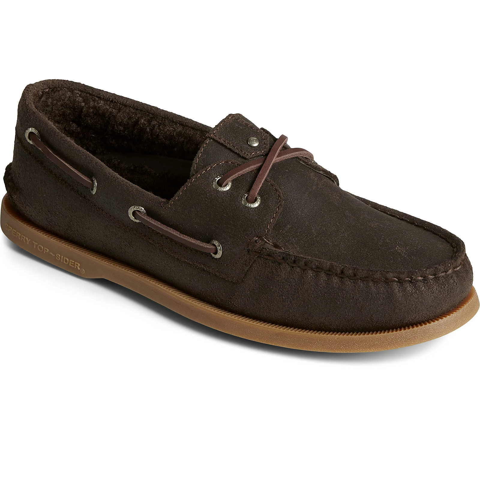Sperry Top-Sider Men's Authentic Original™ 2-Eye Cozy Boat Shoe Java 4 Sperry Top-Sider Men's Authentic Original™ 2-Eye Cozy Boat Shoe Java - Image 2
