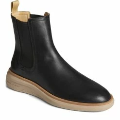 Sperry Top-Sider Men's Gold Cup™ Commodore PLUSHWAVE™ Chelsea Boot Black 9 Sperry Top-Sider Men's Gold Cup™ Commodore PLUSHWAVE™ Chelsea Boot Black -Sperry Top-Sider STS24622