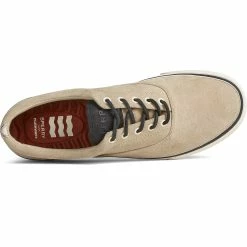 Sperry Top-Sider Men's Striper PLUSHWAVE™ CVO Sneaker Khaki -Sperry Top-Sider STS24727 TOP