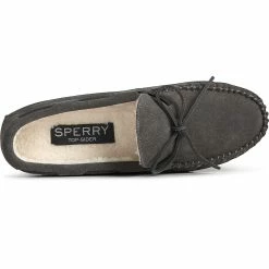 Sperry Top-Sider Men's Brandon 1-Eye Moccasin Slipper Charcoal -Sperry Top-Sider STS24750 TOP