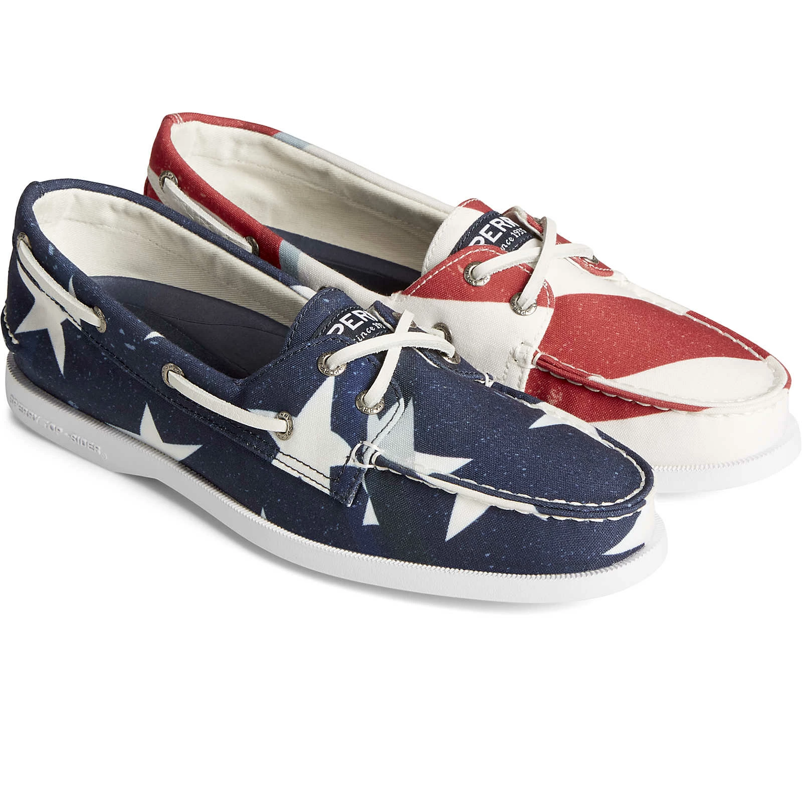 Sperry Top-Sider Men's Authentic Original™ Americana Boat Shoe Red/White/Blue 4 Sperry Top-Sider Men's Authentic Original™ Americana Boat Shoe Red/White/Blue - Image 2