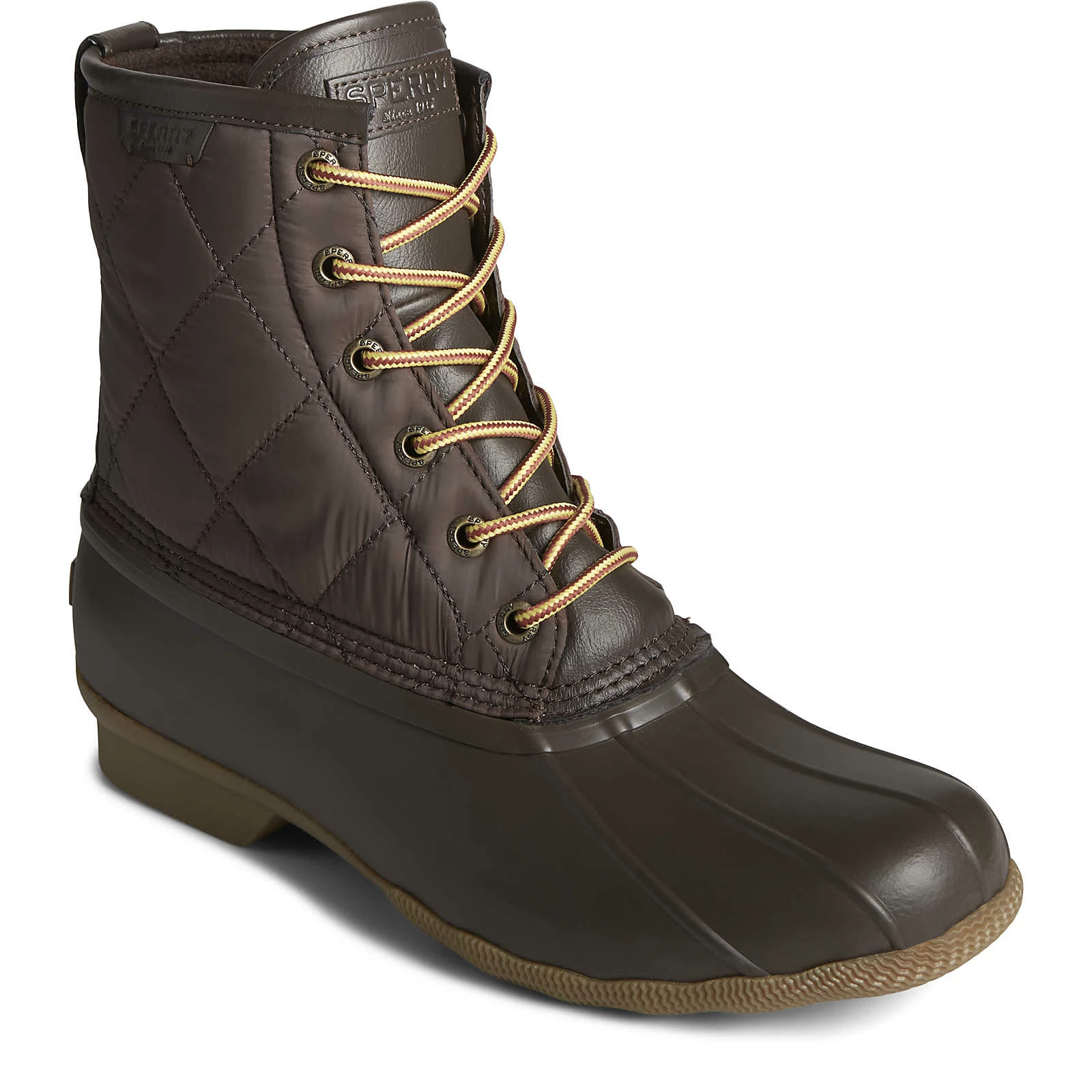 Sperry Top-Sider Men's Saltwater Nylon Duck Boot Brown 4 Sperry Top-Sider Men's Saltwater Nylon Duck Boot Brown - Image 2
