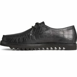 Sperry Top-Sider Men's Captain's Leather Oxford Black Croc -Sperry Top-Sider STS24887 180